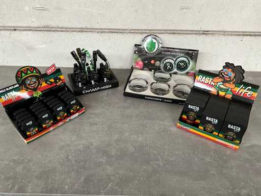 Mix lot of tobacco products rasta theme