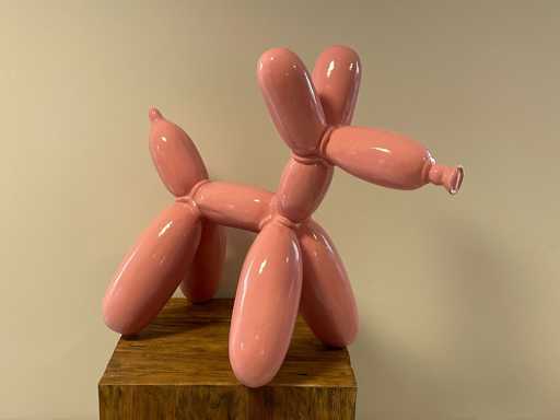 Ballonhond Roze / Balloondog Pink H50cm