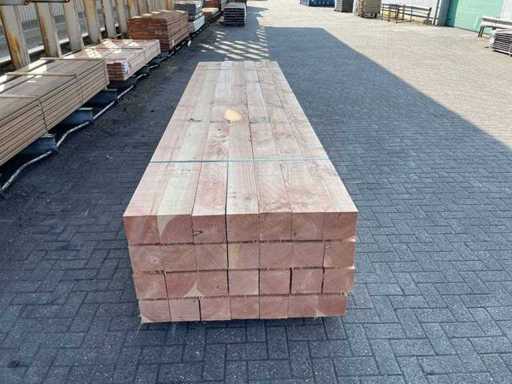 Douglas balken fijnbezaagd 5000x150x150mm (14x)