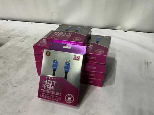 HDTV premium HDTV 2.0 HDMI cable 3M (10x)