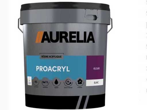 Aurelia - ProAcryl - Velvet Blanc - 15L Paint (6x)