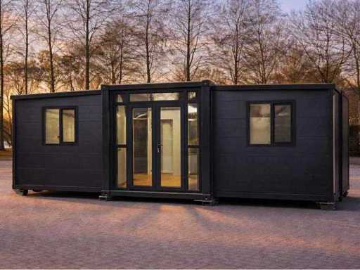 Maisons Deluxe 2026 Option complète 37m2 Unité mobile de vie / Tiny House