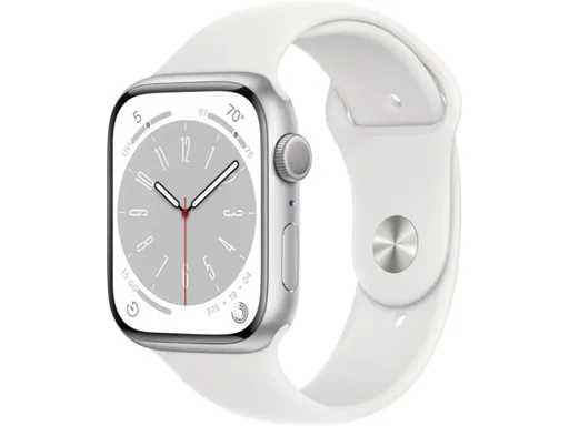 Apple - Series 8- Smartwatch GPS Silber Aluminium