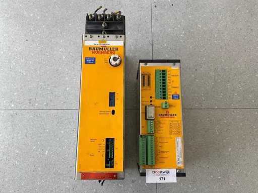 Baumüller BUG2-60-30-B-003 / BUM25-30/60-30-001 Servoantrieb (2x)