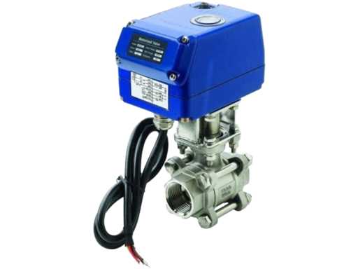 Vetus 1 Zoll elektrisches Kugelventil Edelstahl 24V - MV24A1