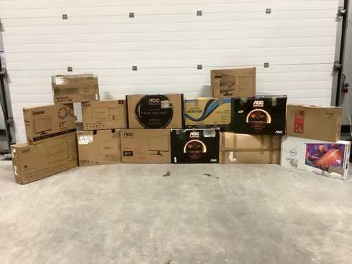 Pallet Monitoren - O.a MSI, Asus en AOC - 18 Stuks