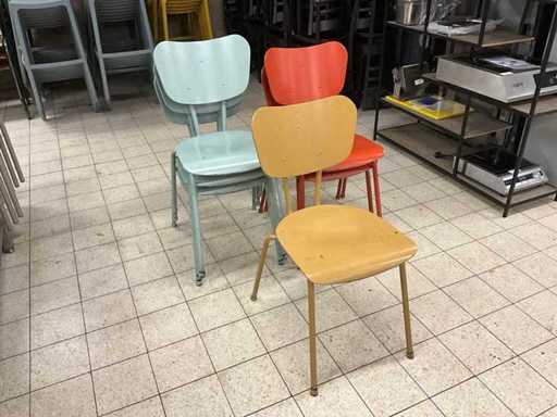 Kantinestoelen (6x)