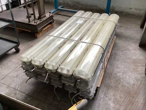 Ceiling lights with neon lamps (15x)