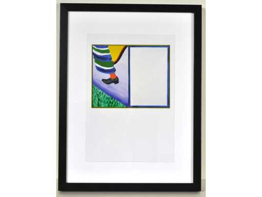 Roger Raveel - one step - offset