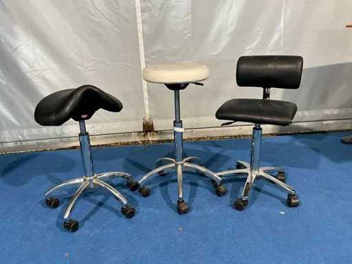 Tabouret de selle Chaise de bureau - Salon de beauté X3