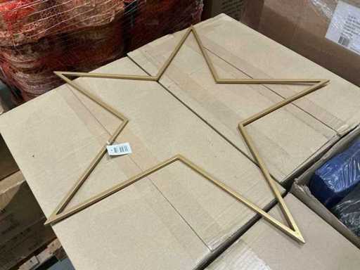 Lot Star metal D75cm aur (48x)