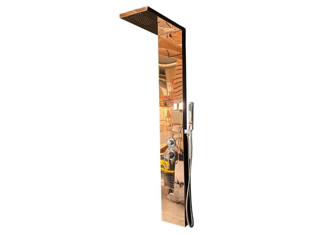 1 x Design shower column - Rose gold