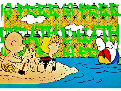 2015 Morte serigrafiata NYC 1979 'Snoopy'