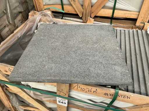 Basalt freeze Natural stone garden tile
