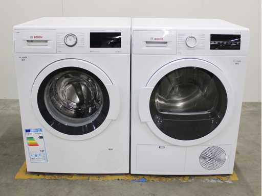 Bosch Series|6 i-Dos EcoSilence Drive Washing Machine & Bosch Series|6 Tumble Dryer