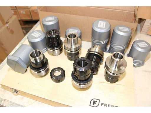 FREUTEK GER0001 portaherramientas HSK63F ER32-80 - juego de 6 piezas