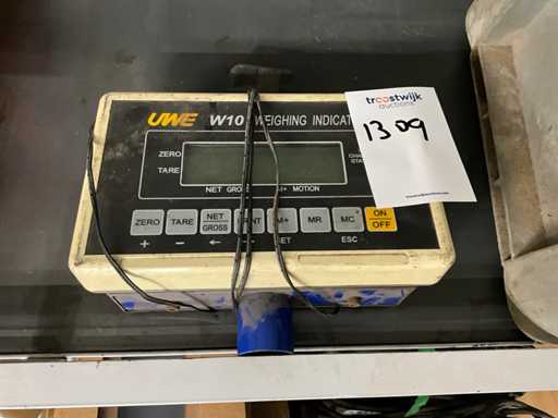 UWE W10 Weegschaal display
