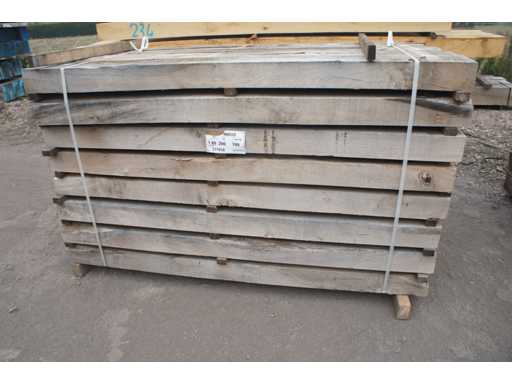 0,72 m³ Grinzi industriale din stejar 100x200