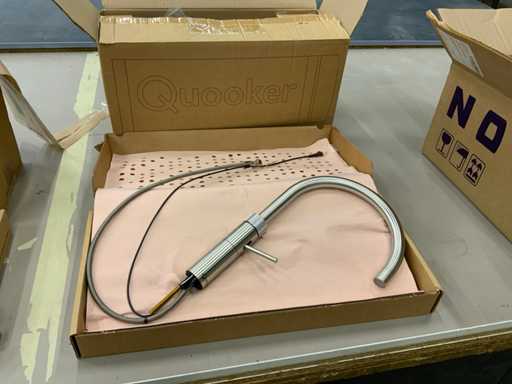 Quooker Fusion round stainless steel + Pro3 boiler Kitchen mixer tap