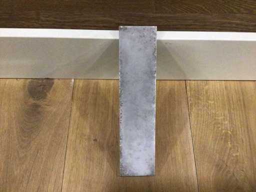 Viva Metal Brick Grey Gloss Wandfliesen 6x24 cm 21,77 m²