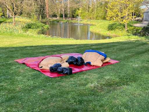 Set sumo pakken voor volwassen en kinderen 