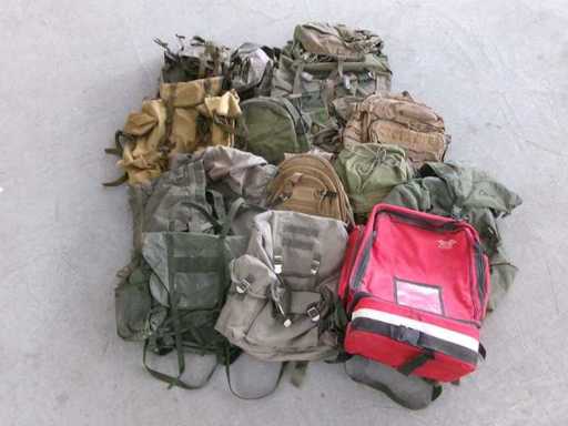 Mix pentru rucsac, par?ial defect (R16) (14x)