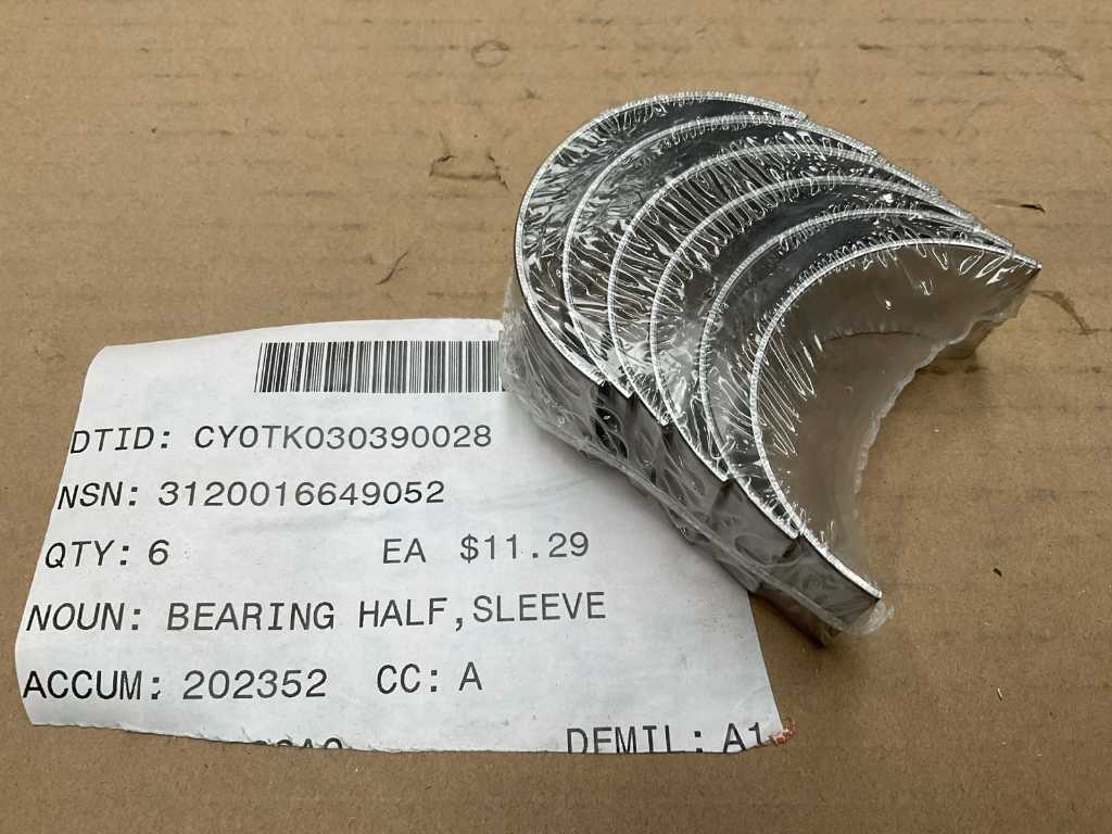 Cummins Sleeve bearing half (6x)