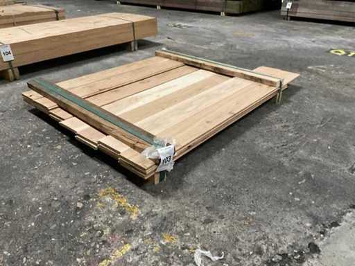 Europees eiken vellingdelen 20x140 mm (18x)