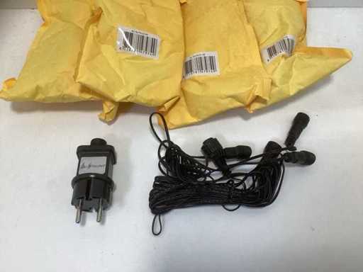 (5x) Fairybell Stromadapter-LED-Lichter