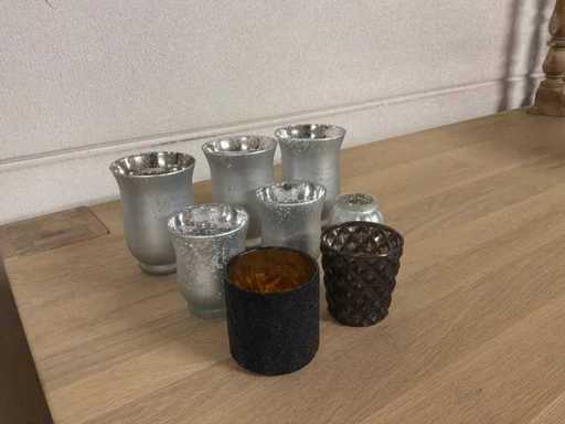 Vari porta-tealight (8x)
