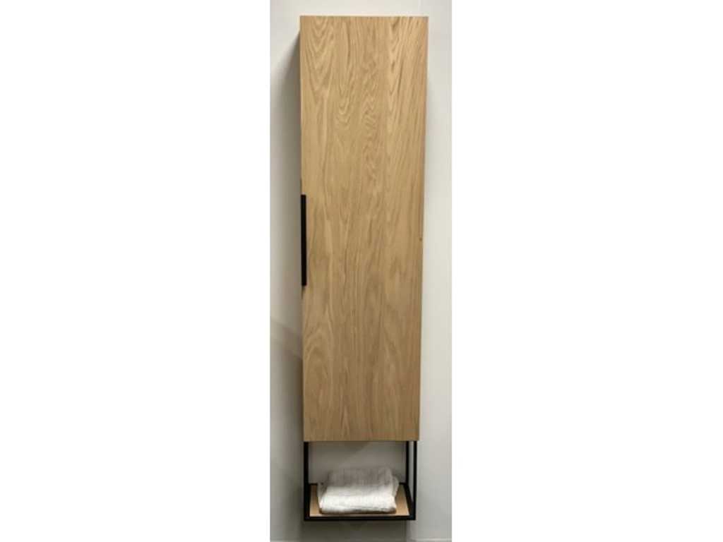 Solid Ash wood hanging cabinet color natural