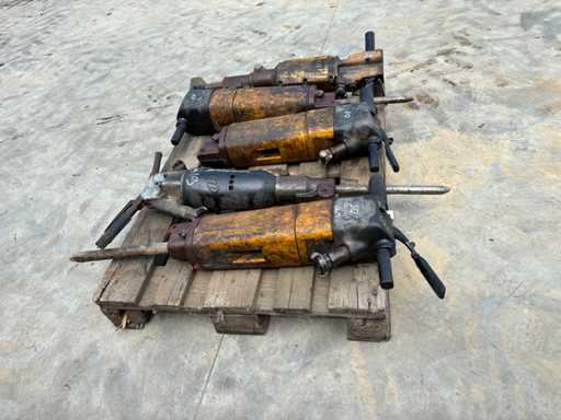 ATLAS COPCO / SULLAIR  Pneumatic hammers and rotary percussion tools set