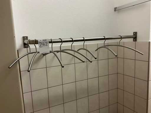 Wall-mounted coat rack