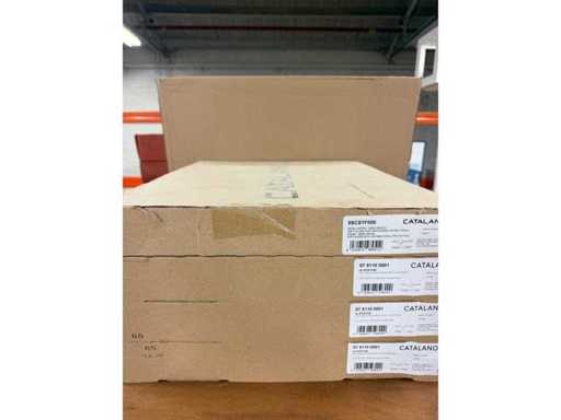 CATALANO - Copertura del WC chiusa a chiusura morbida e antibatterica bianca (4 volte)