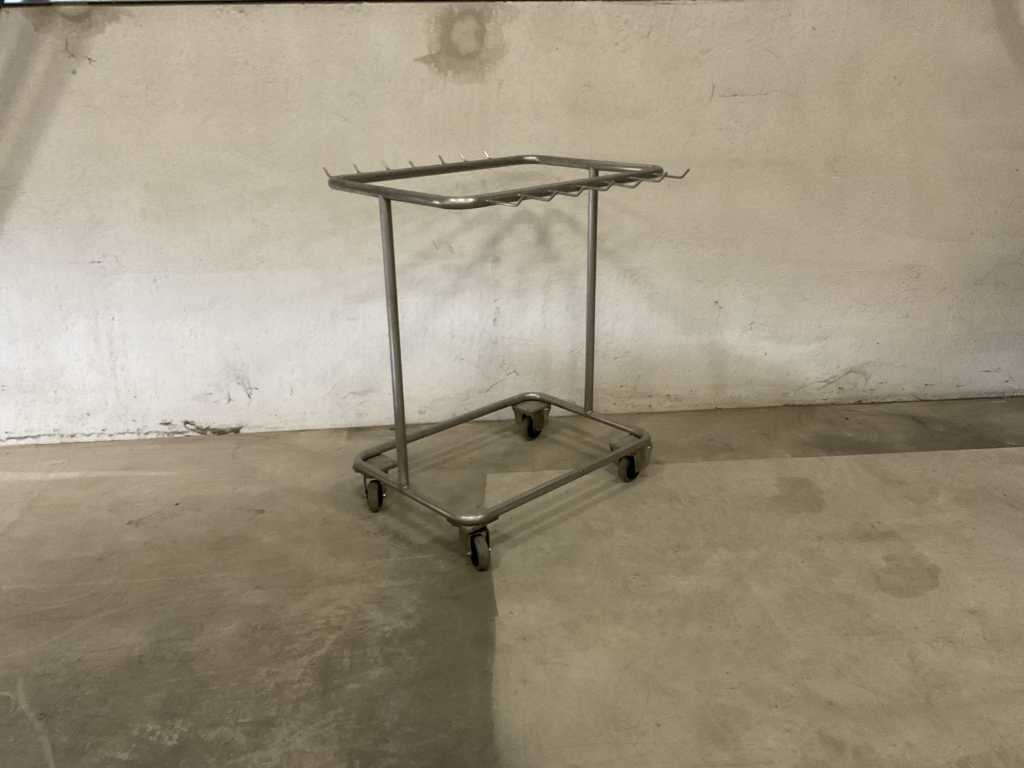 Stainless steel mobile drying cart