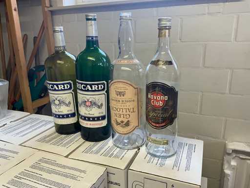 2x Ricard 4,5l, Havana 3l, Glen Talloch 4,5l Bottiglia di liquore Vino e accessori per liquori
