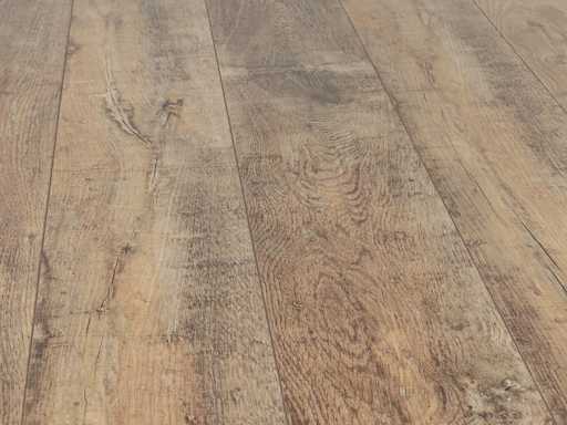 59 m2 Laminaat plank - 1285 x 192 x 7+1 mm