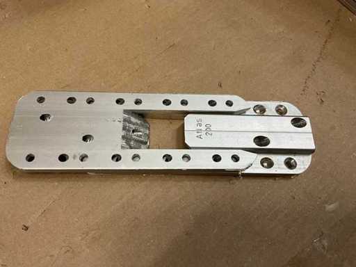 20 x connettori Atlas 200 in alluminio a coda di rondine senza materiale di fissaggio utilizzato