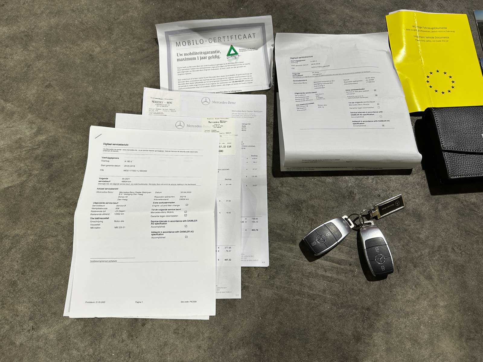 Mercedes-Benz A180 d Business Solution AMG 116pk 2018 (Origineel-NL) A-klasse, SR-559-F