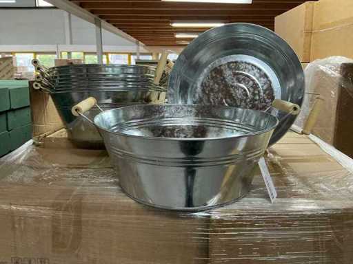 Partij Bowl Bordeaux zinc Ø29xH11,5cm (600x)