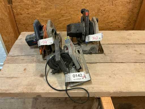 Mieszana partia r?cznych pi? tarczowych (3x)