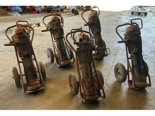 Delmag H2S Lot Delmag Tampers (5x)