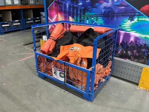 Party bags and tarpaulin