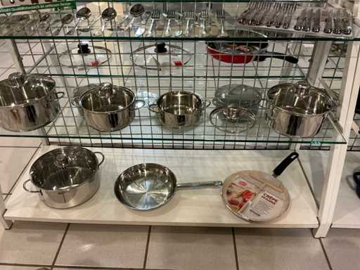 Gsw/Ssw Kookpotten en pannenset (7x)