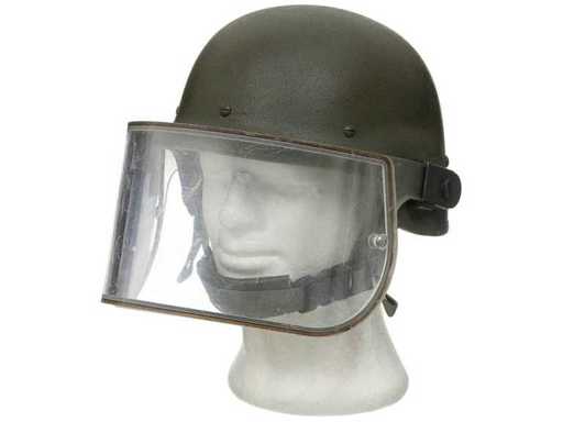 Ital. Helmet, ballistics, "T.P.", defective (U6) (5x)