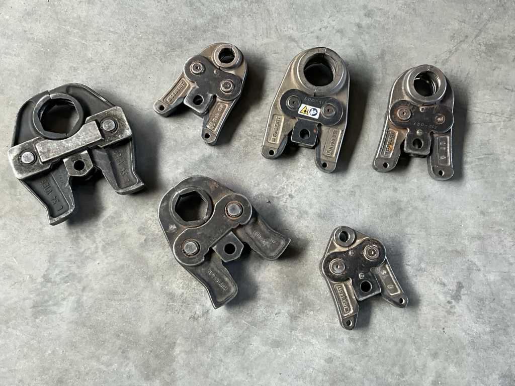 6 different press jaws including GEBERIT Mepla, 16-54mm