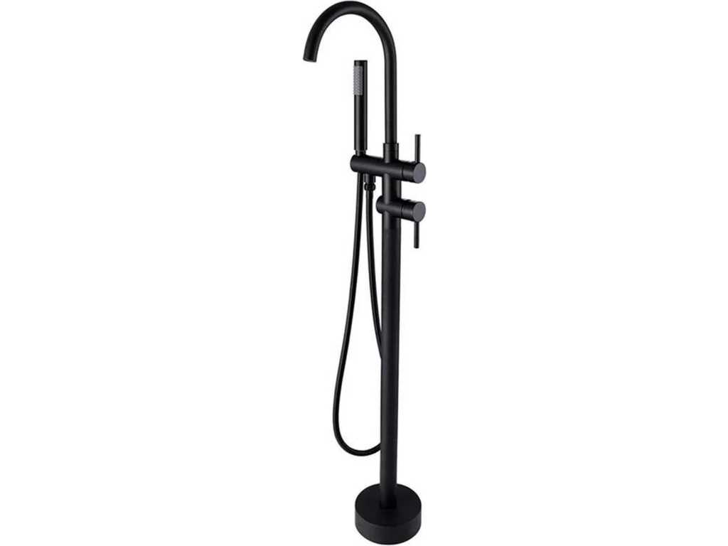 Freestanding bath faucet color matt black