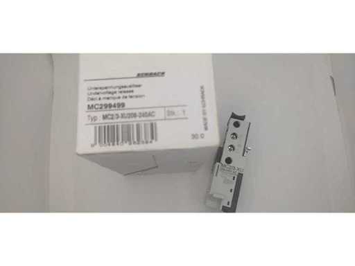 SCHRACK - MC2/3-XU208-240AC - MC299499 - Onderspanningsuitschakelaar voor stroomonderonderbreker