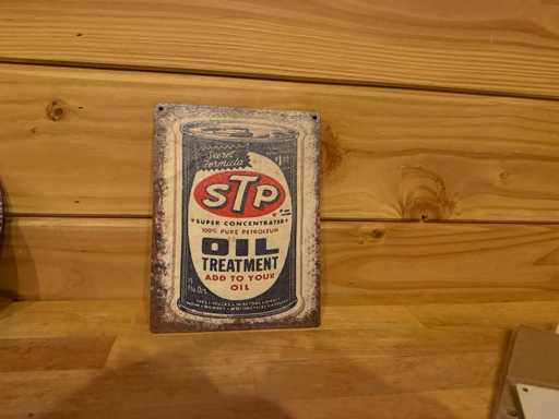 Metal advertising sign 20x15cm