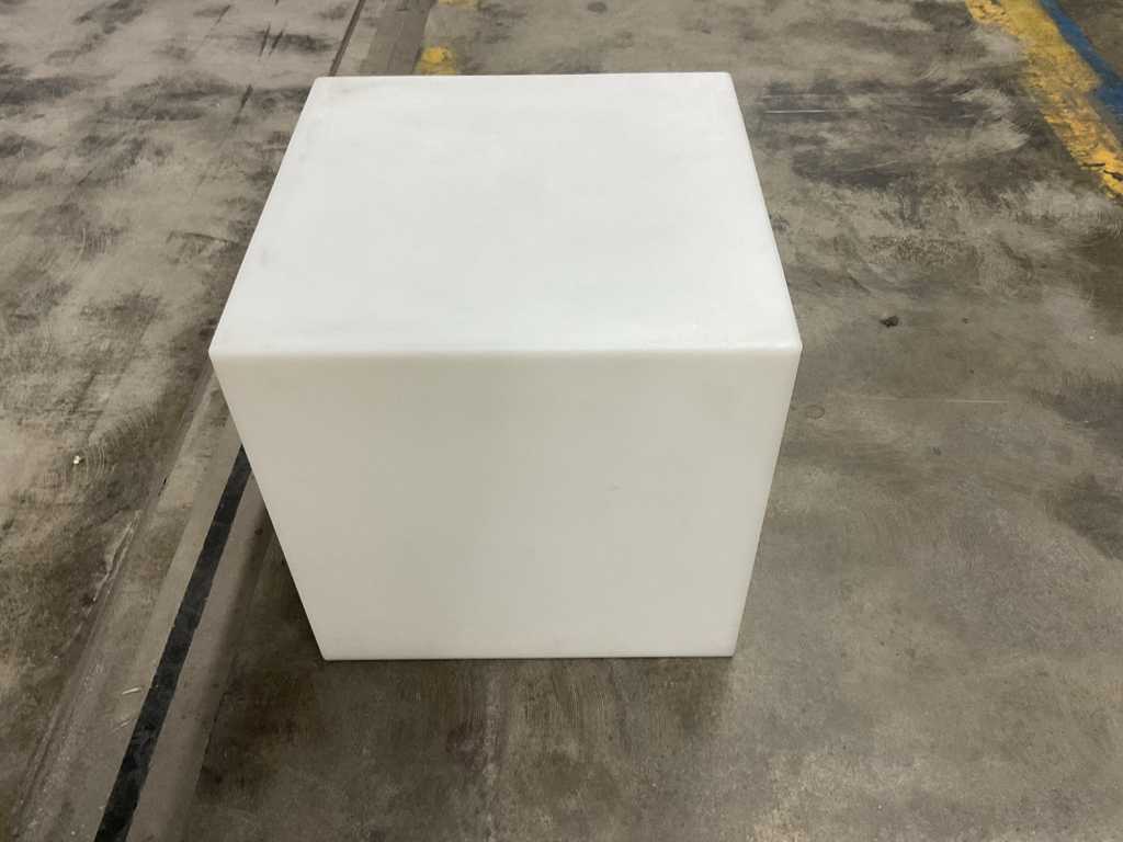 Stolik boczny / Stitzcube - Plastikowy Cubix 10x, bez żarówki